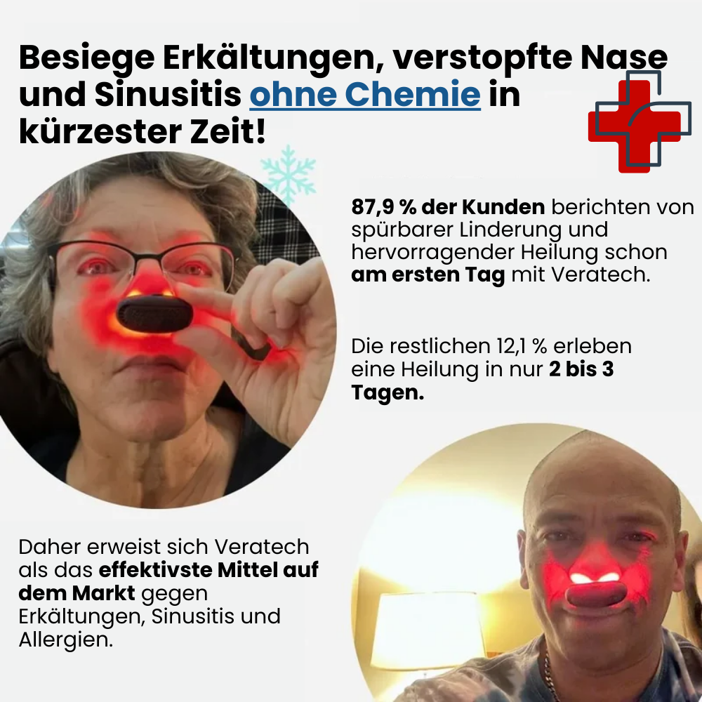 Nasenfrei Sinus Licht Komplett-Set