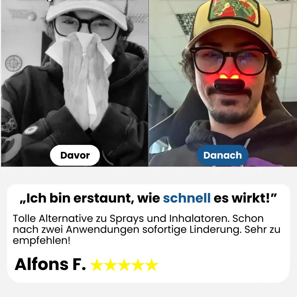 Nasenfrei Sinus Licht Komplett-Set